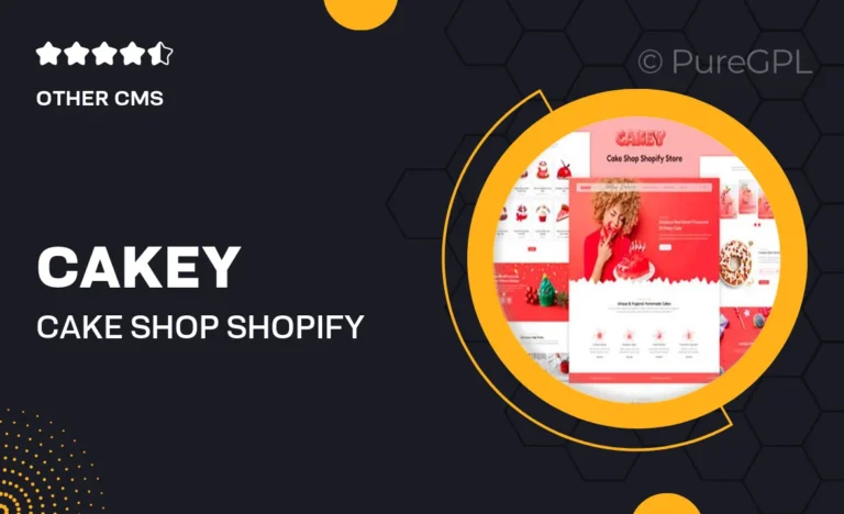 Cakey – Cake Shop Shopify Store