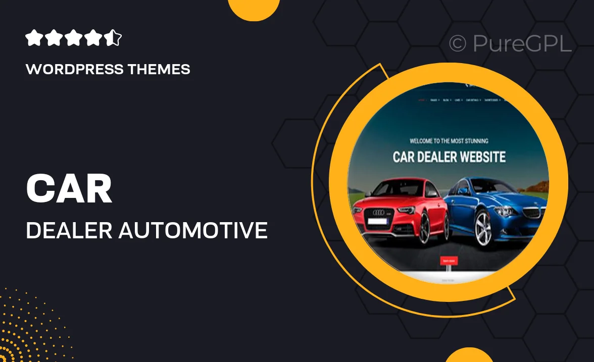 Car Dealer – Automotive Responsive WordPress Theme