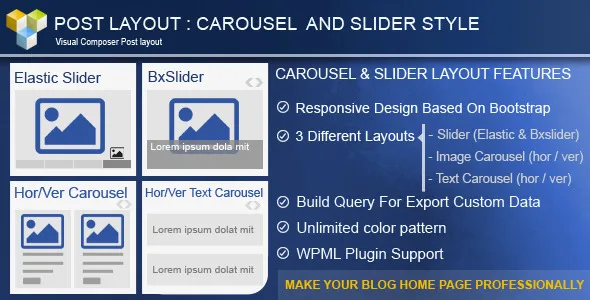 Carousel + Slider for Visual Composer