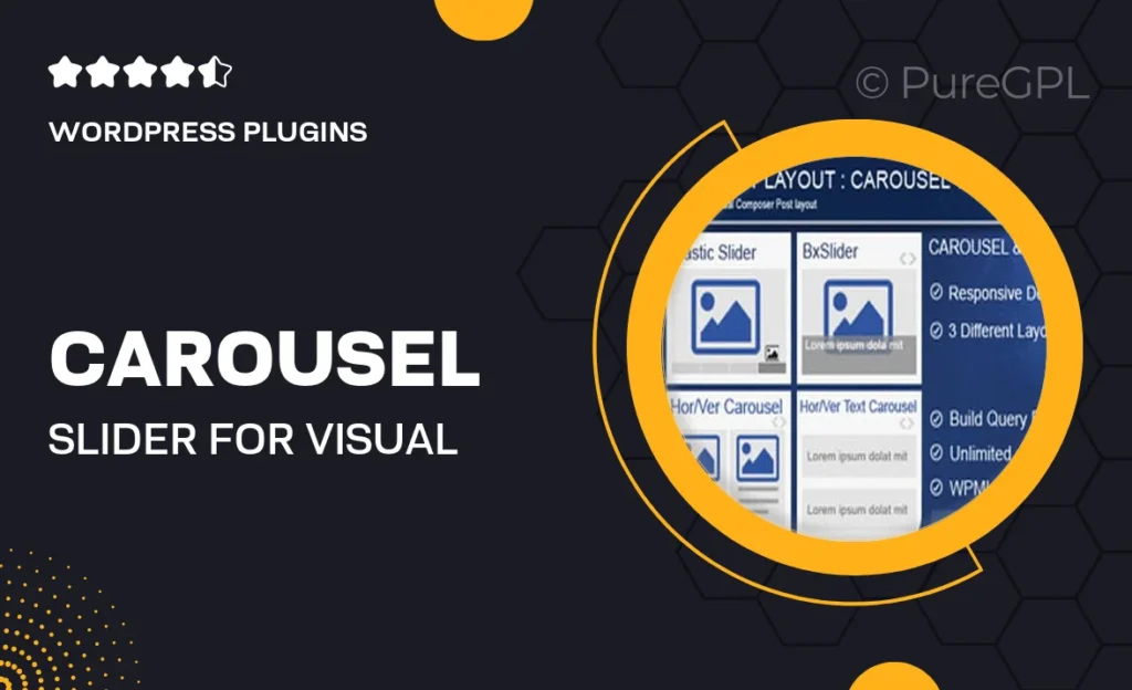 Carousel + Slider for Visual Composer