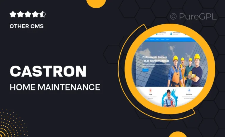 castron home maintenance repair and improvement services drupal 9 theme