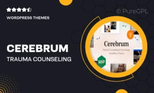 Cerebrum – Trauma Counseling & Psychology WordPress Theme