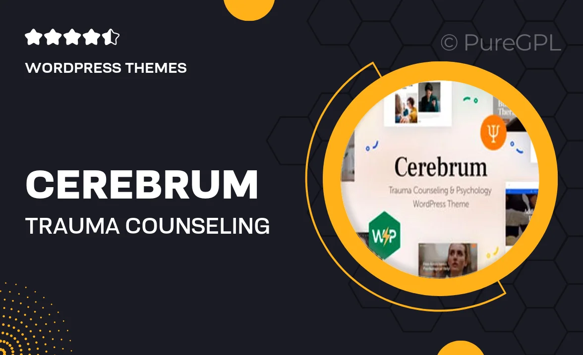 Cerebrum – Trauma Counseling & Psychology WordPress Theme