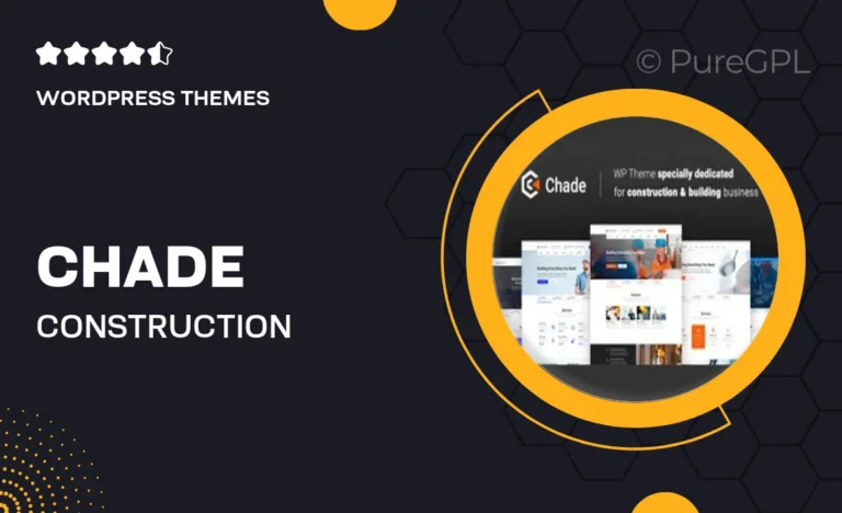 chade construction wordpress theme