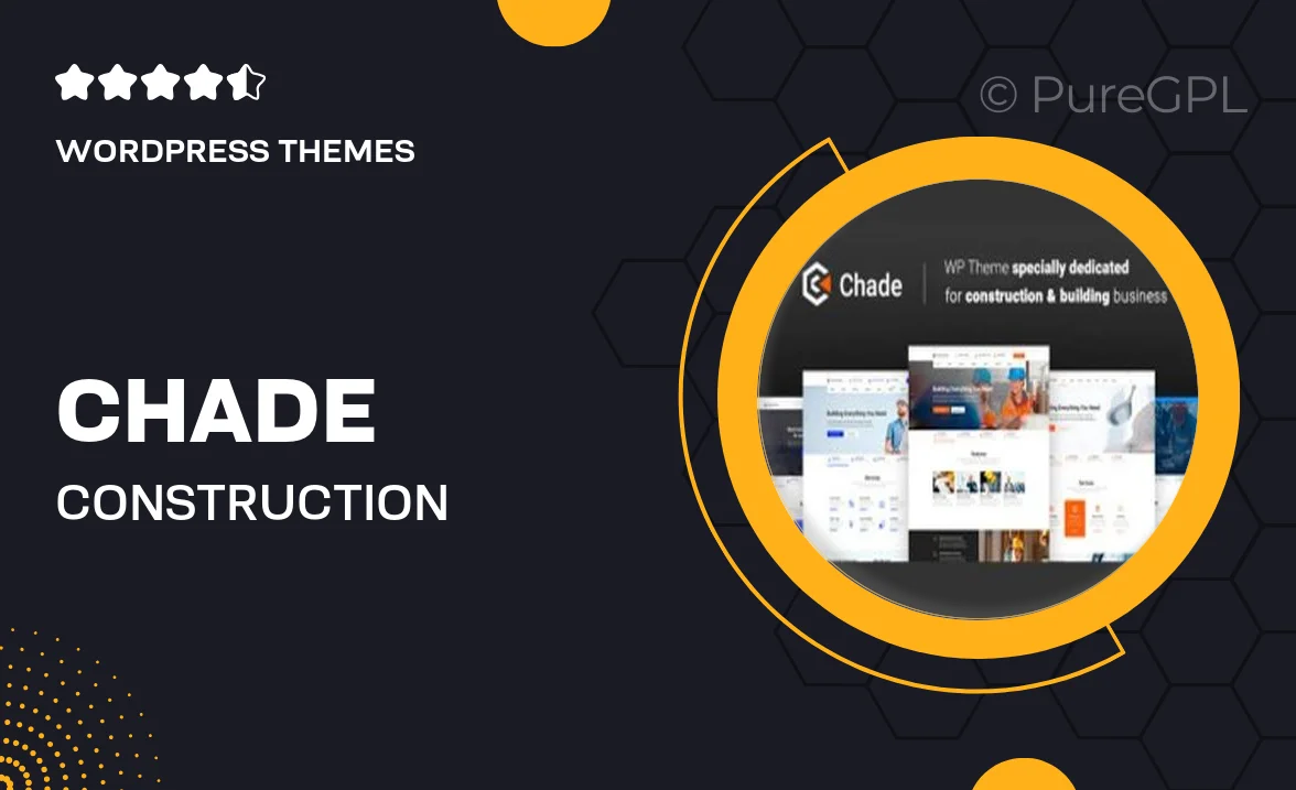 Chade – Construction WordPress Theme