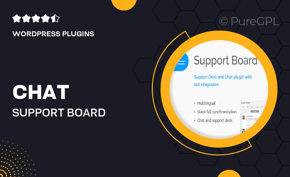 Chat – Support Board – WordPress Chat Plugin