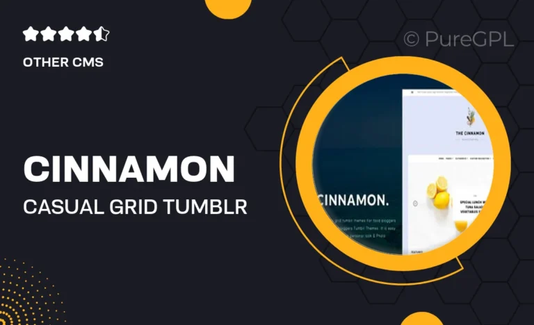 cinnamon casual grid tumblr theme