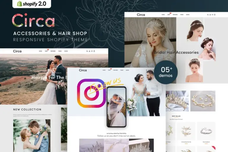 circa accessories hair shop shopify theme 1