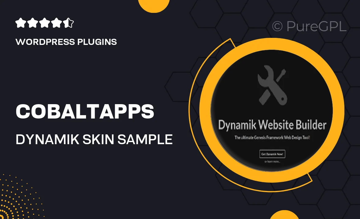 Cobaltapps | Dynamik Skin Sample