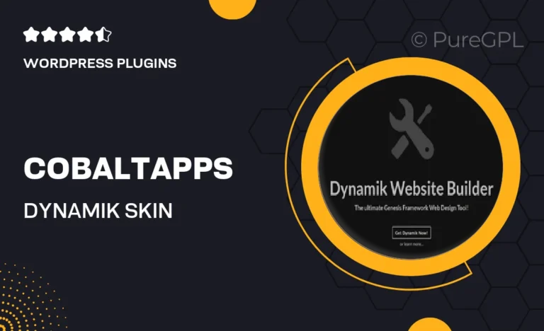 cobaltapps dynamik skin thoughtpress