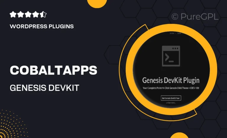 cobaltapps genesis devkit plugin