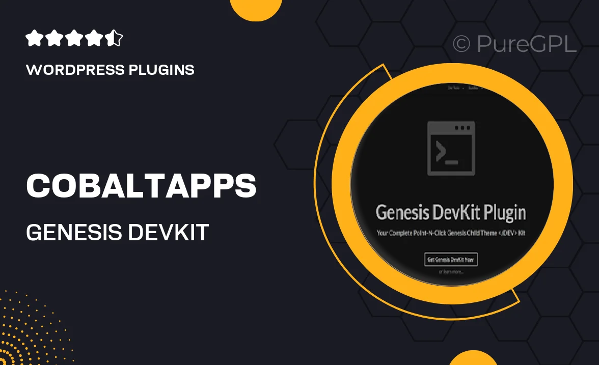 Cobaltapps | Genesis DevKit Plugin