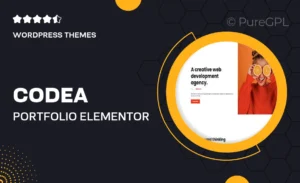 Codea – Portfolio Elementor Kit