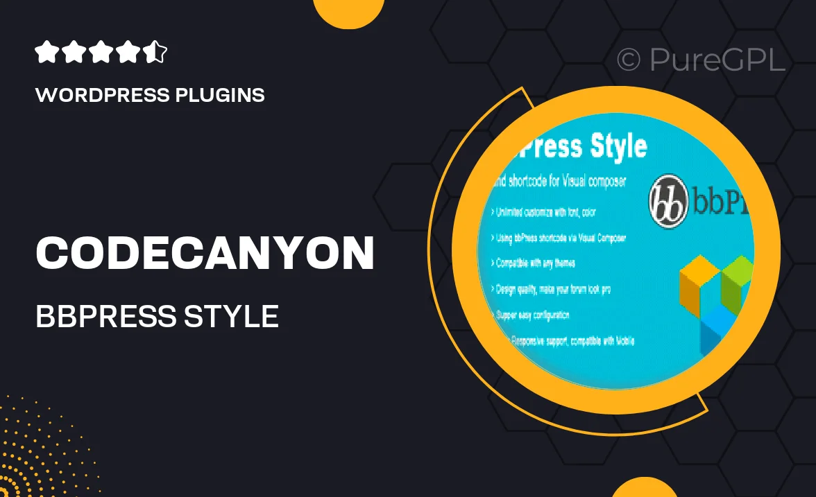 Codecanyon | bbPress Style
