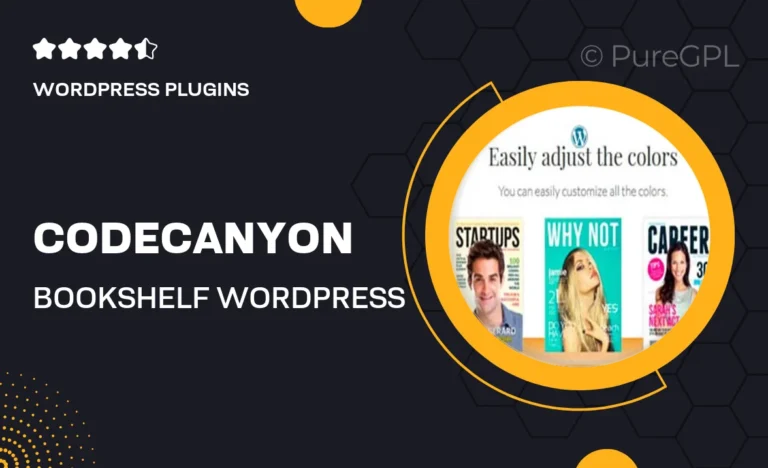 codecanyon bookshelf wordpress plugin
