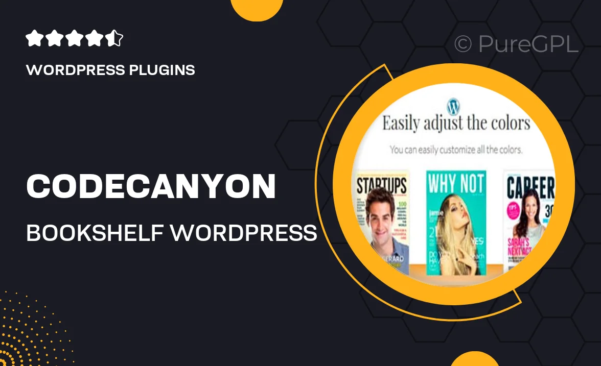 Codecanyon | Bookshelf WordPress Plugin