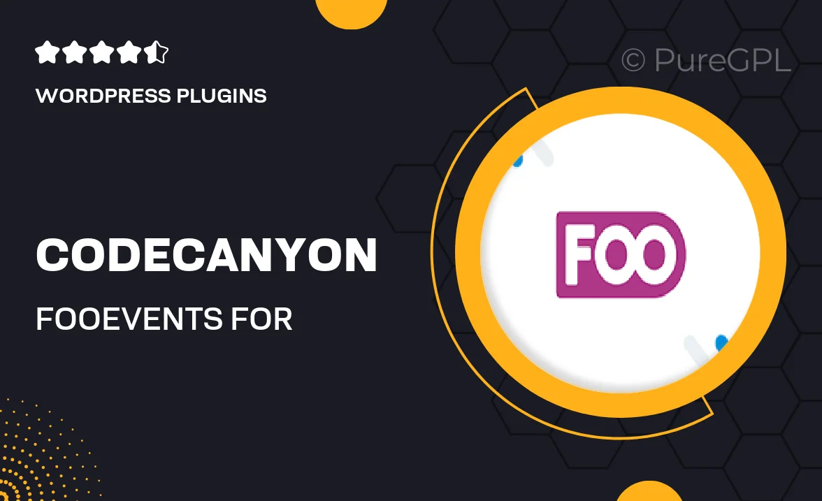 Codecanyon | FooEvents for WooCommerce