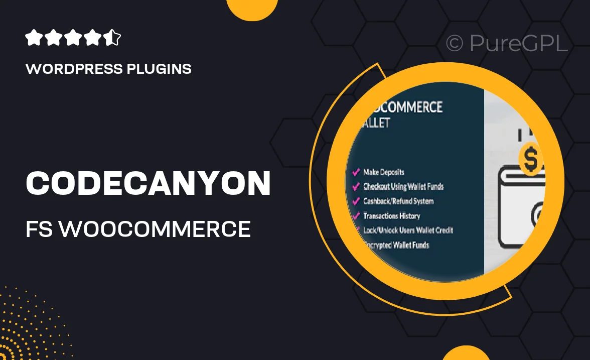 Codecanyon | FS WooCommerce Wallet