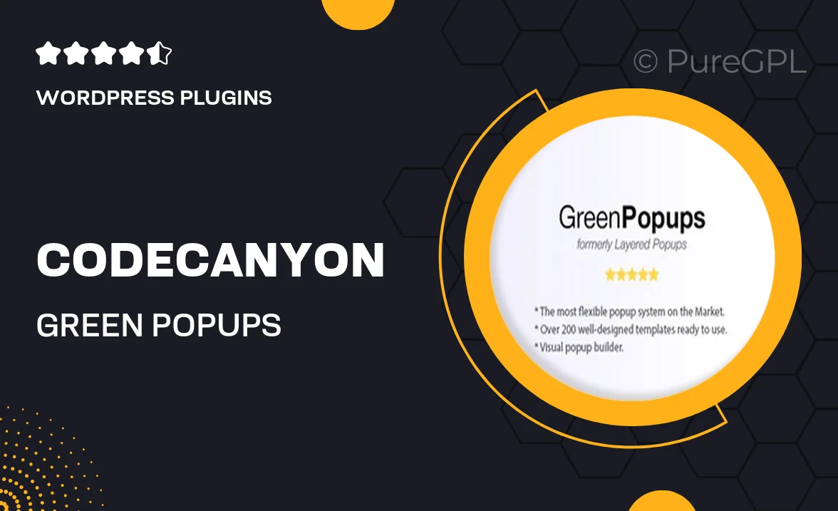 Codecanyon | Green Popups – Layered Popups