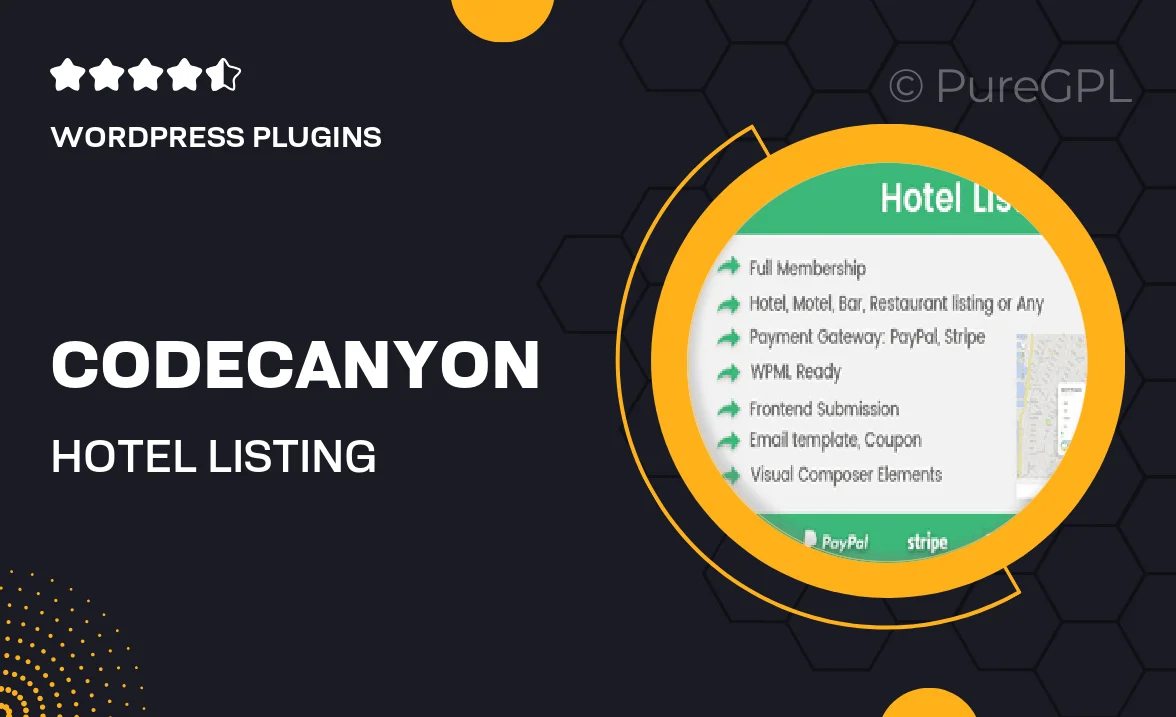 Codecanyon | Hotel Listing