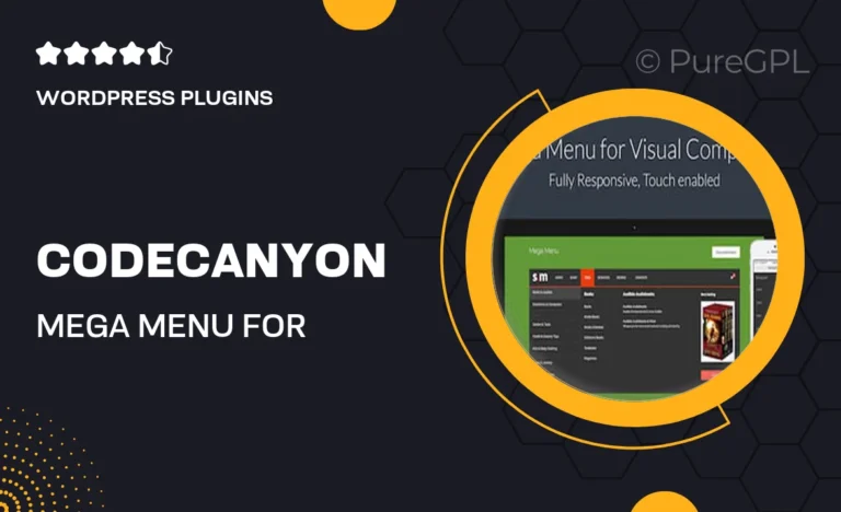 codecanyon mega menu for visual composer
