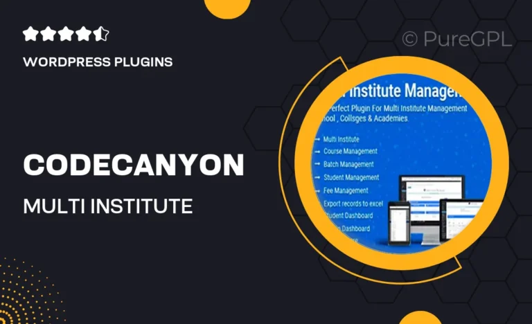 codecanyon multi institute management