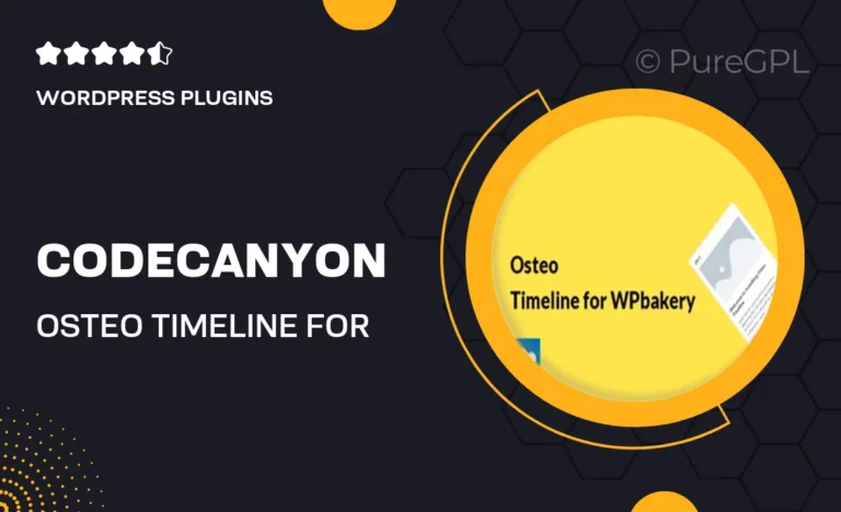codecanyon osteo timeline for wpbakery