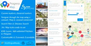 Codecanyon | Progress Map WordPress Plugin