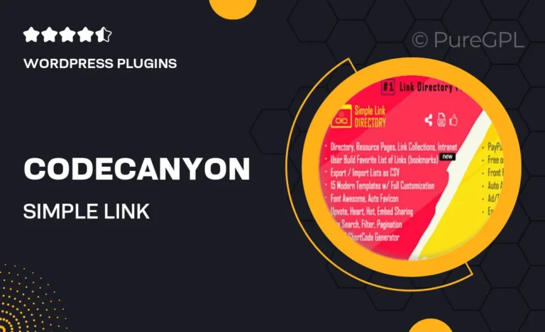 codecanyon simple link directory pro