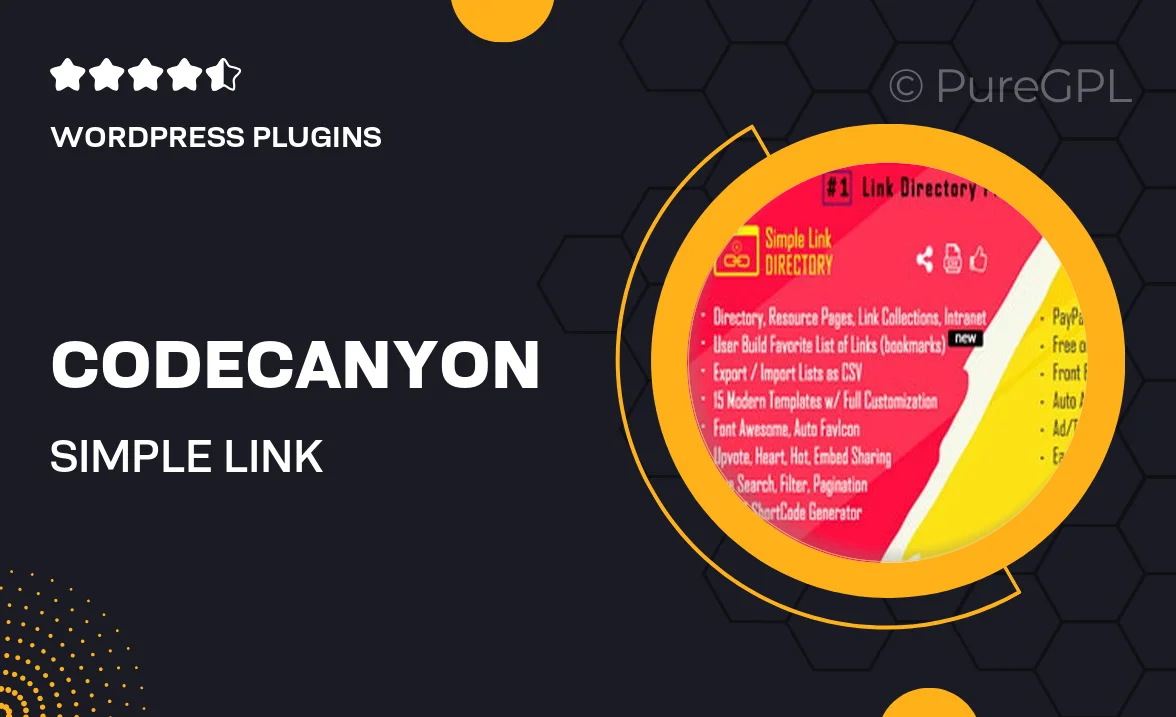 Codecanyon | Simple Link Directory Pro