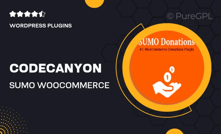 codecanyon sumo woocommerce donations