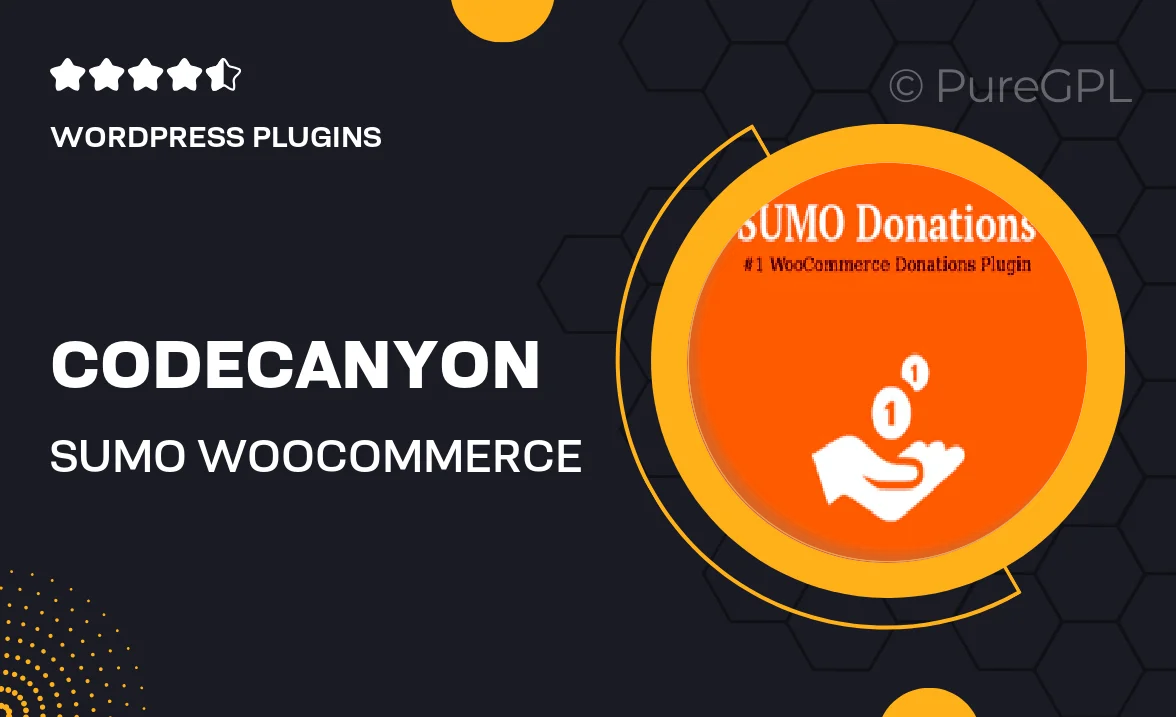 Codecanyon | SUMO WooCommerce Donations