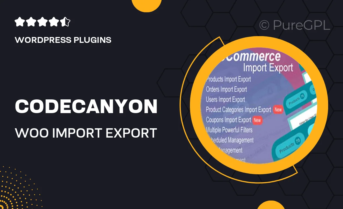 Codecanyon | Woo Import Export