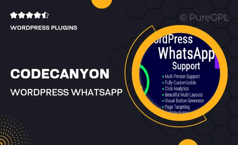 codecanyon wordpress whatsapp support
