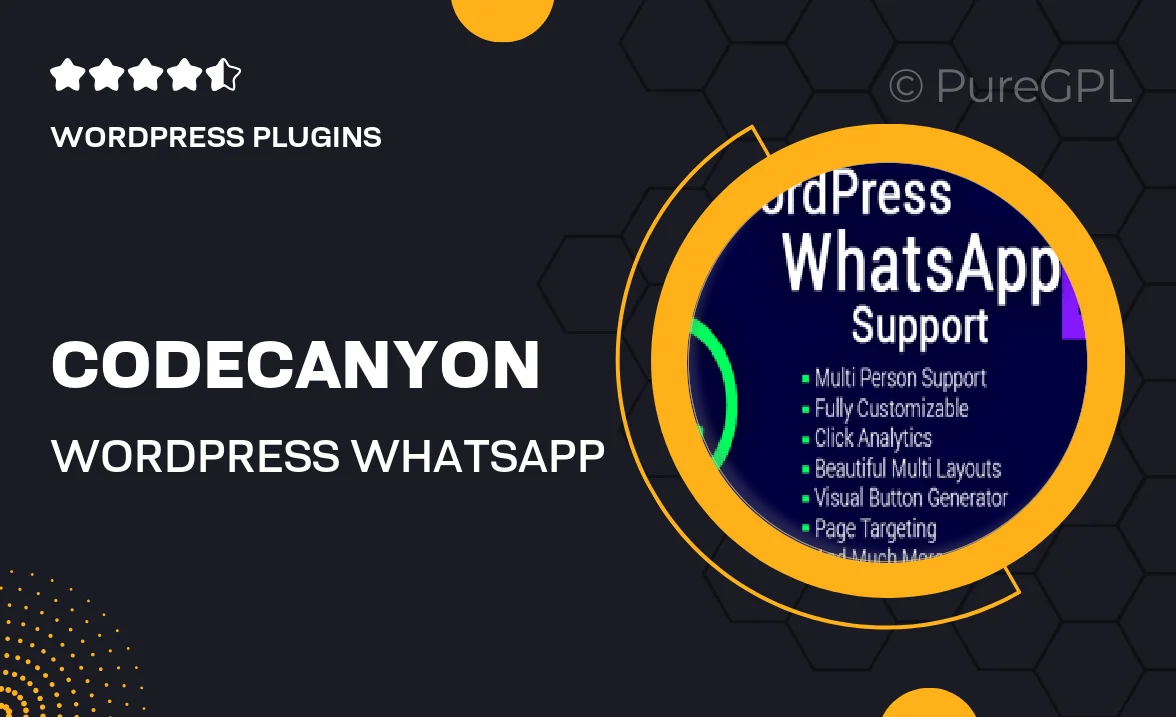 Codecanyon | WordPress WhatsApp Support