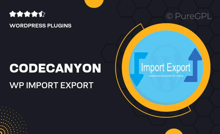 codecanyon wp import export