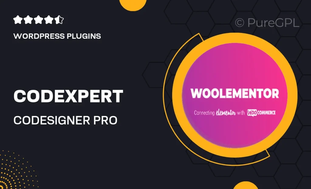 Codexpert | CoDesigner Pro (formerly Woolementor)