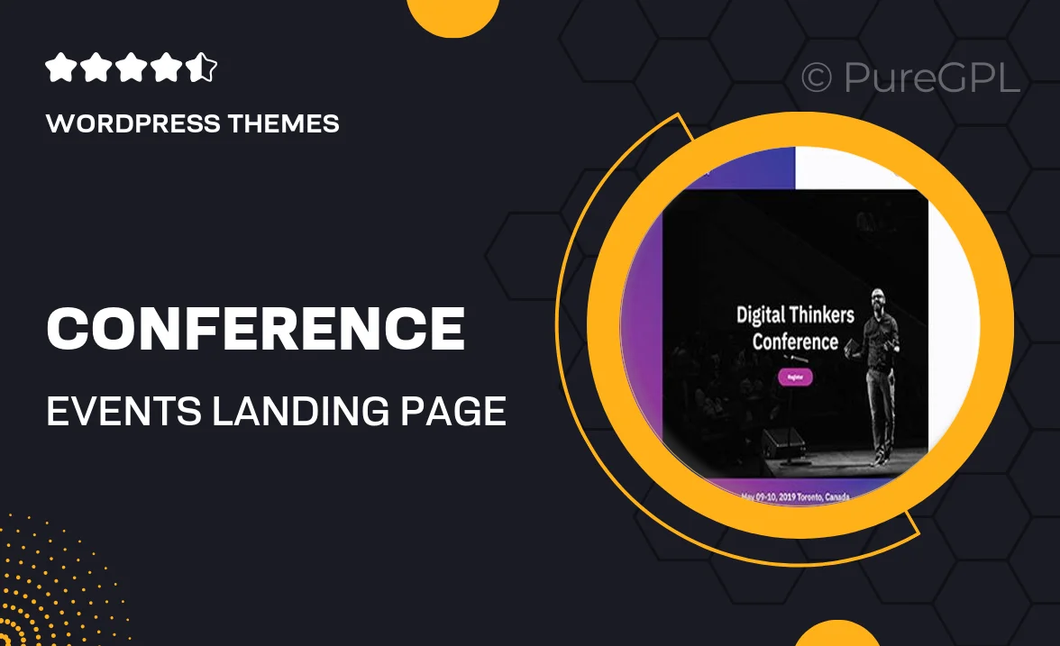 Conference – Events Landing Page