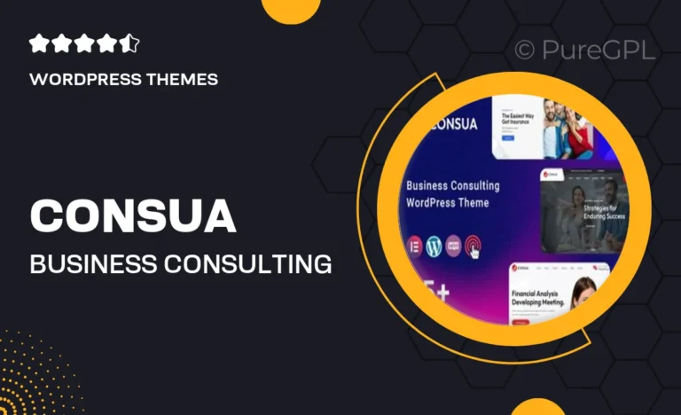 consua business consulting wordpress theme
