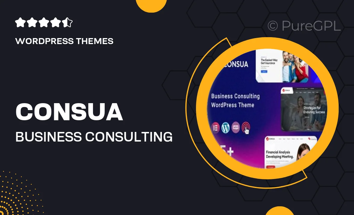 Consua – Business Consulting WordPress Theme