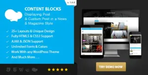 Content Blocks Layout For WPBakery Page Builder (Visual Composer) – News & Magazine Style