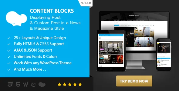 content blocks layout for wpbakery page builder visual composer news magazine style 1