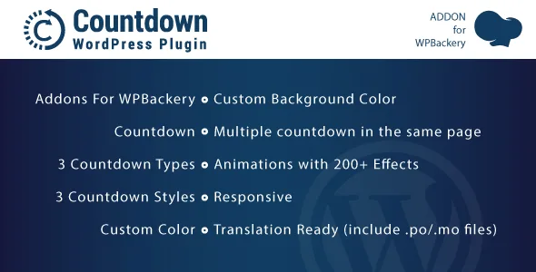 countdown addons for wpbakery page builder wordpres plugin 1