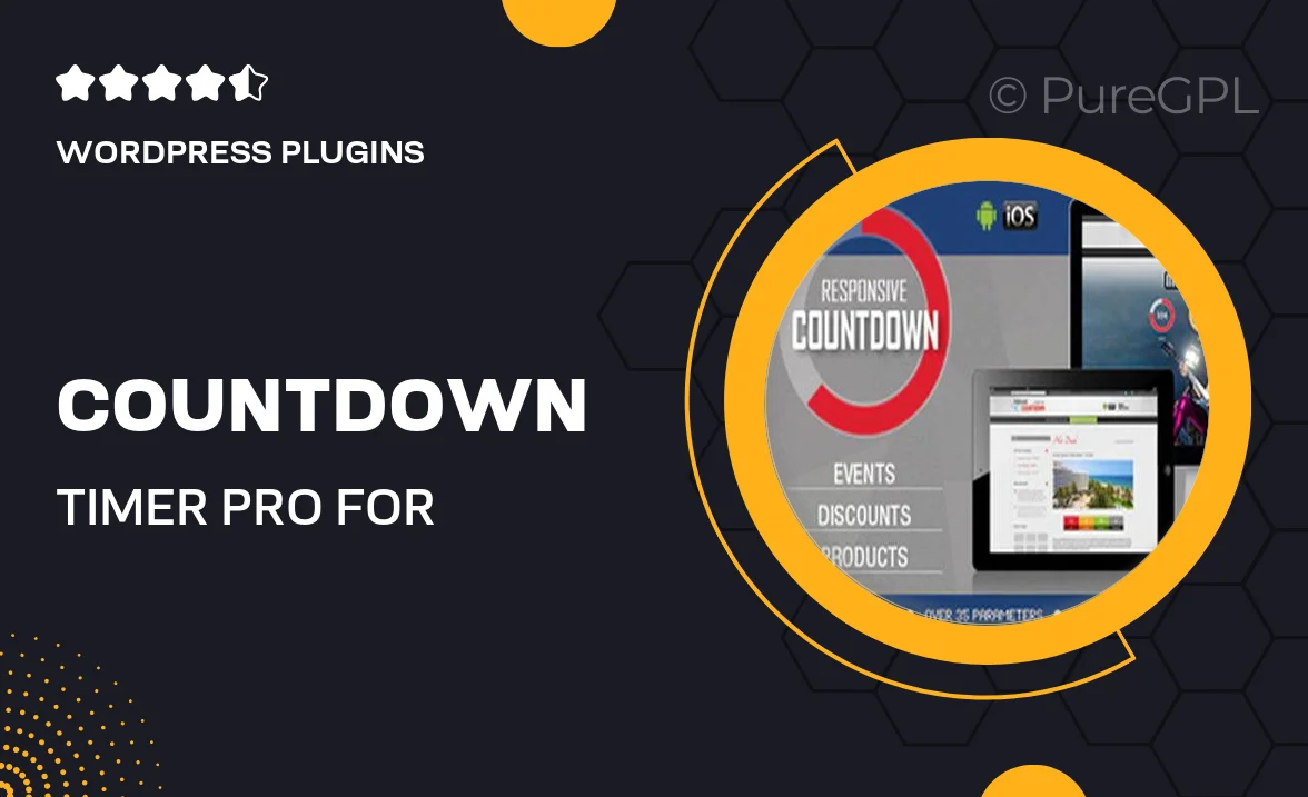 CountDown Timer PRO for WPBakery Page Builder – Visual Composer Addon