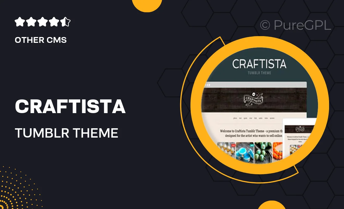 Craftista Tumblr Theme