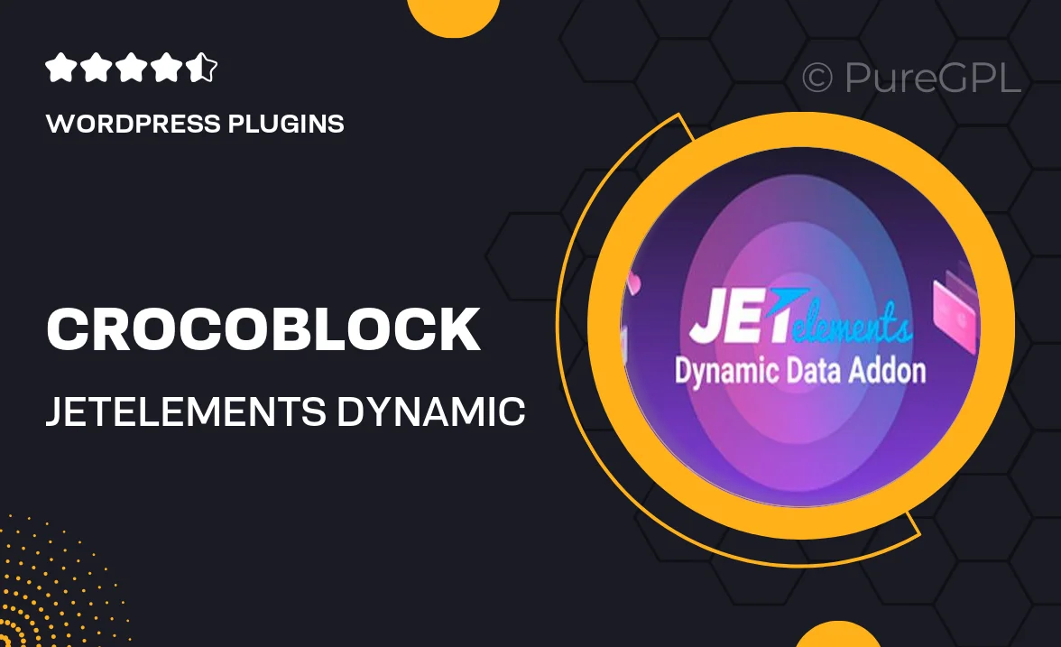Crocoblock | JetElements Dynamic Data