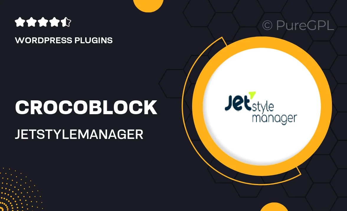 Crocoblock | JetStyleManager