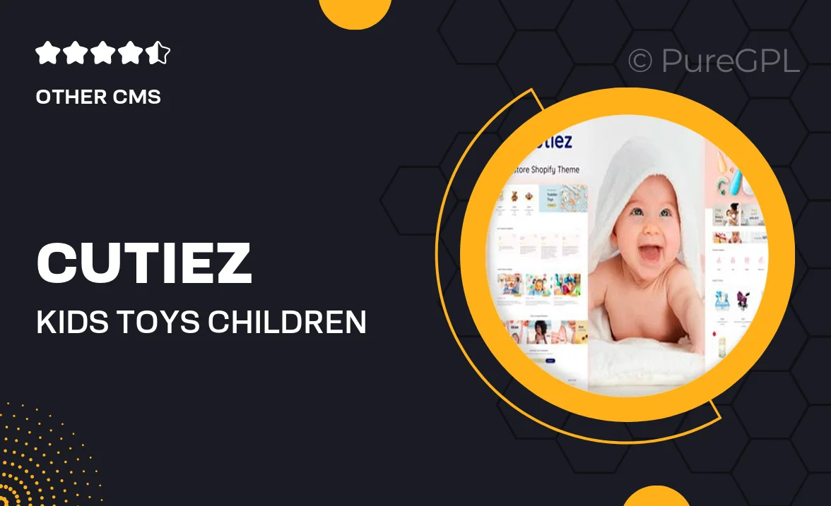 Cutiez – Kids Toys, Children Fashion Store Shopify