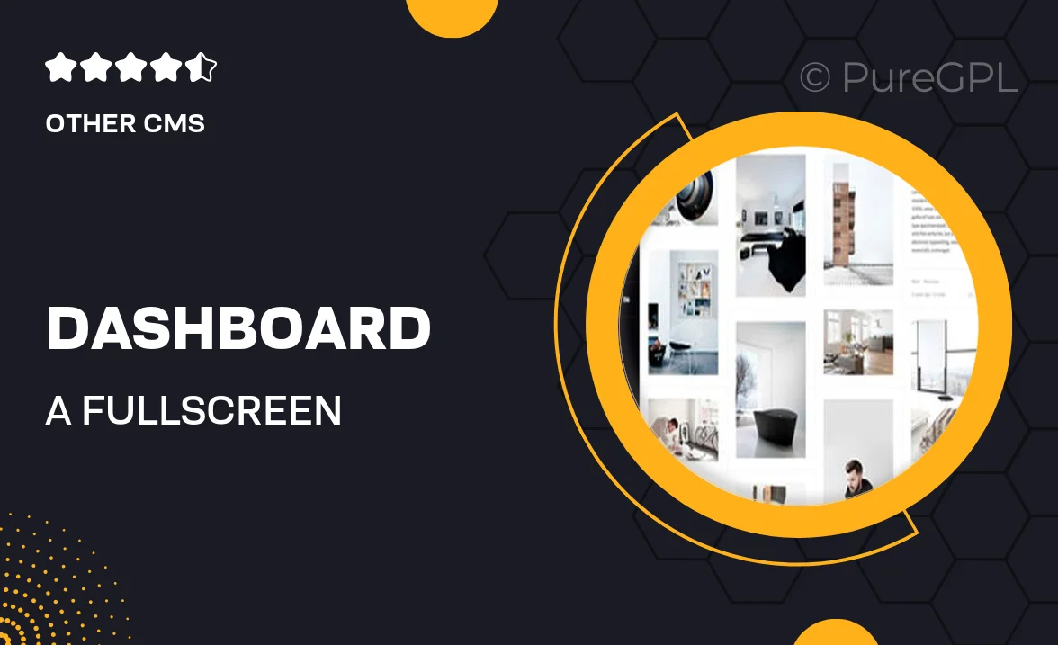 Dashboard – A Fullscreen Sidebar Grid Tumblr Theme