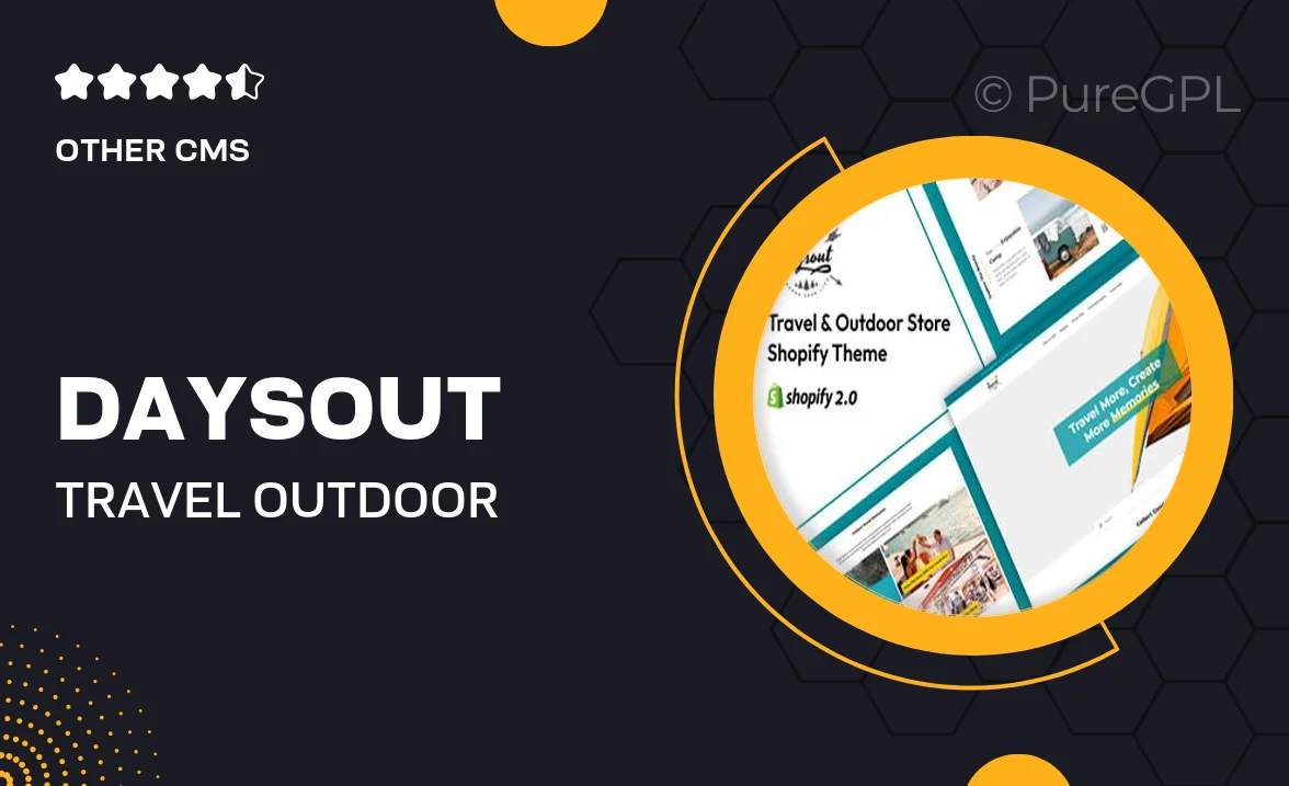 Daysout – Travel & Outdoor Store Shopify Theme